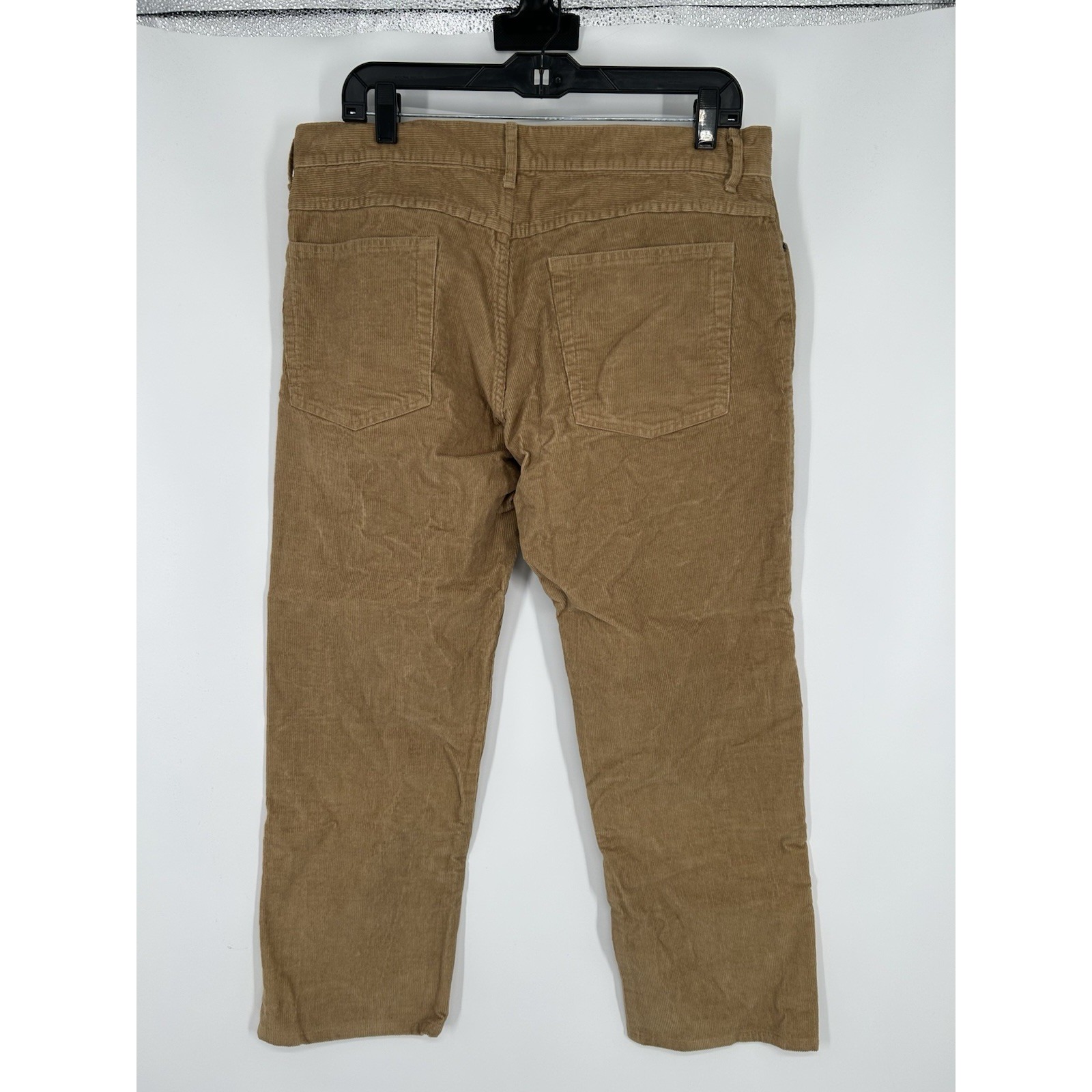 Peter Manning Straight Leg Regular Fit Corduroy Pants Khaki Tan Beige Mens 34x26 — image 2 of 7